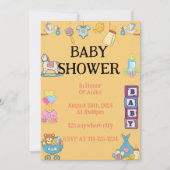 SINAASAPPERIGE BABY SHOWER UITNODIGING (Voorkant)