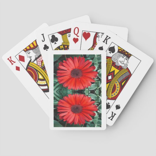 Sinaasbloem bloem speelkaarten (Achterkant)