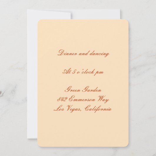 Sinaasbloemen Metselaars Potten Ontvangstkaart Kaart (Achterkant)