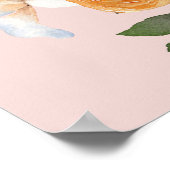 Sinaasbloesem Clementines Baby Shower Welkom Po Poster (Hoek)