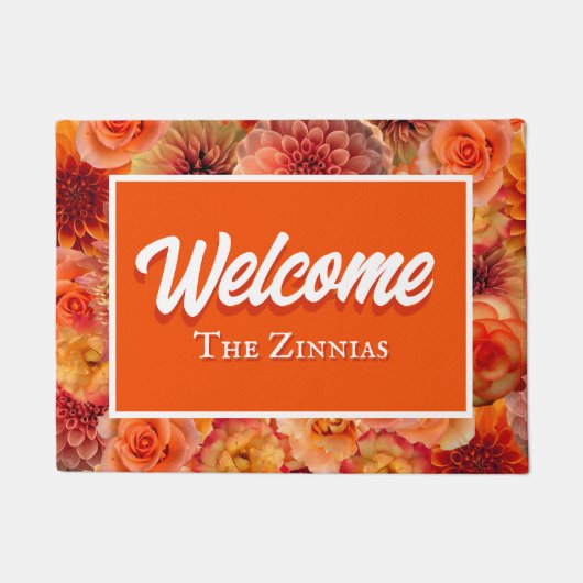Sinaasbloesem Persoonlijke Hal Entree Welkom Deurmat (Voorkant)