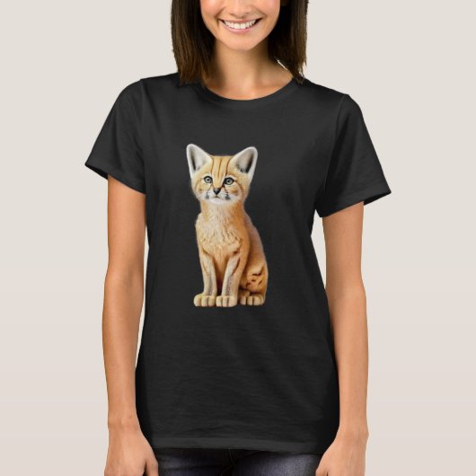 Sinaasgestreepte Kat T-shirt (Voorkant)