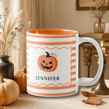 Sinaasgestreepte Pompoen Persoonlijke Halloween 