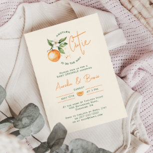 Sinaasje citrus kleine schatjes koppels baby sprin kaart
