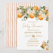 Sinaasjeugdfeest baby shower kaart (Voorkant / Achterkant)