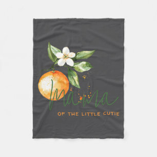 Sinaasjeugdige Citrus Kleine Moppie Baby Shower Ma Fleece Deken