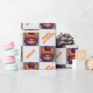 Sinaaspoes Happy Birthday Kinder Verjaardag Cadeaupapier