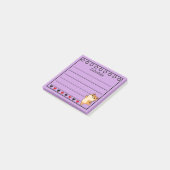Sinaaspoes Kat Planning Lila Post-it® Notes (Schuin)