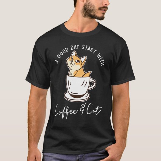 Sinaaspoes koffiemok kat t-shirt (Voorkant)