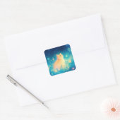 Sinaaspoes Mysterietuin Vierkante Sticker (Envelop)