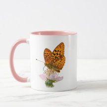 Sinaasvlinder Bloemrijk Roze Accent Mok