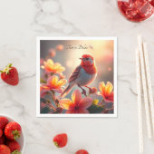 Sinaasvogel Bloemservetten Servet (Insitu)