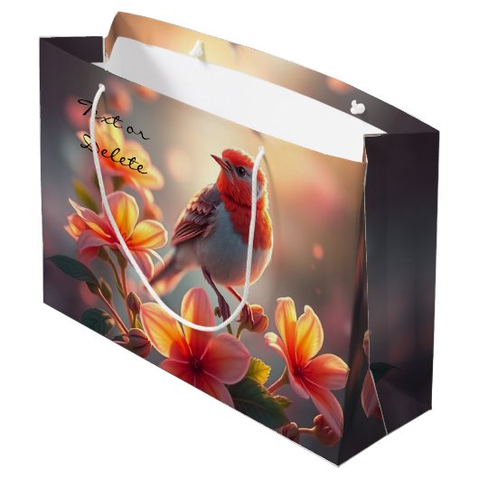 Sinaasvogelfloraal cadeautas (Achterkant Gekanteld)