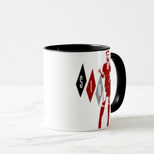 SINacle Pin-Up Mok (Voorkant rechts)