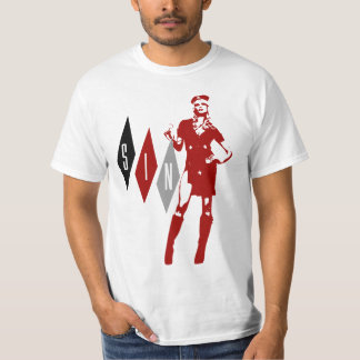 SINacle Pin-Up-waarde T-shirt