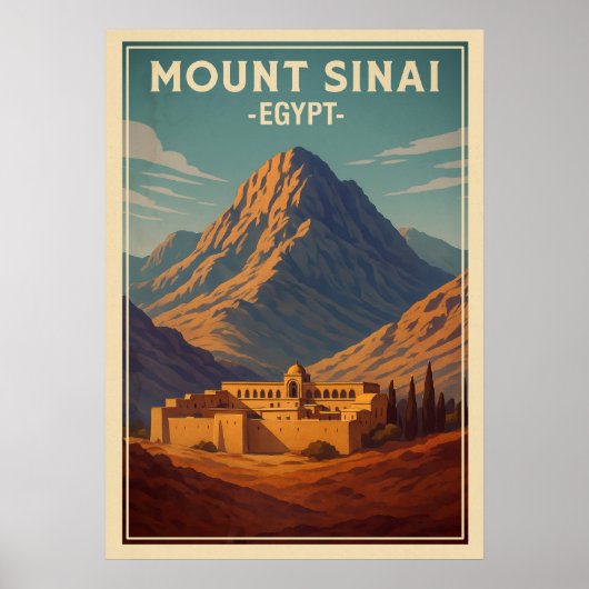 Sinaï Egypte V01 Poster (Voorkant)