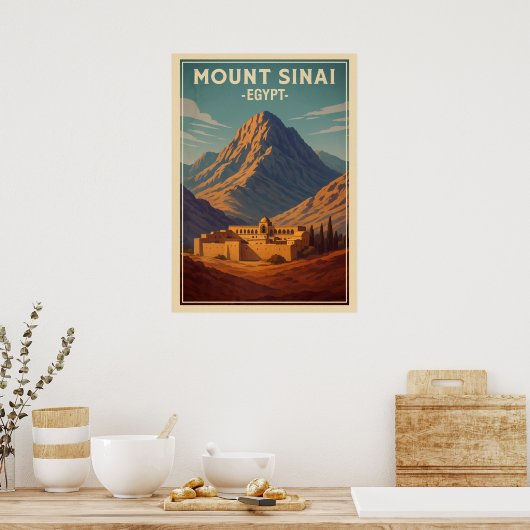 Sinaï Egypte V01 Poster (Keuken)