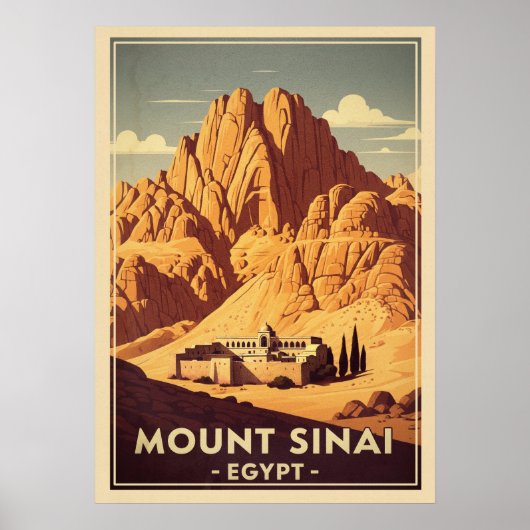 Sinaï Egypte V03 Poster (Voorkant)