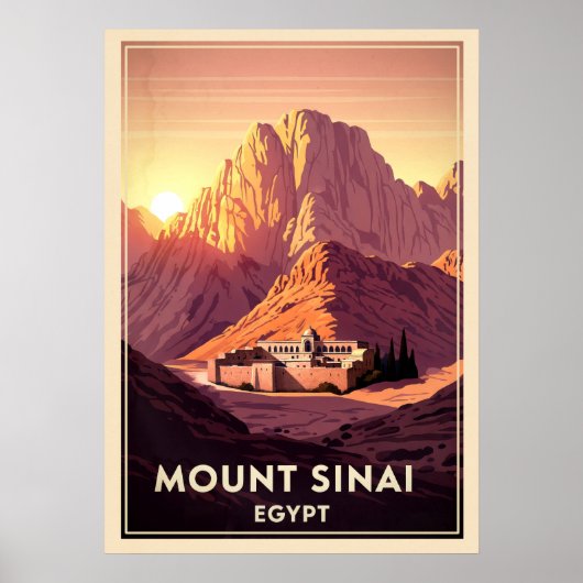 Sinaï Egypte V05 Poster (Voorkant)