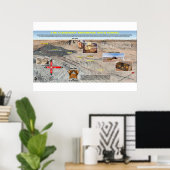 Sinaï - Profetische patronen 10 Poster (Thuiskantoor)