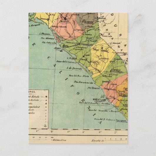 Sinaloa, Mexico Briefkaart (Voorkant)