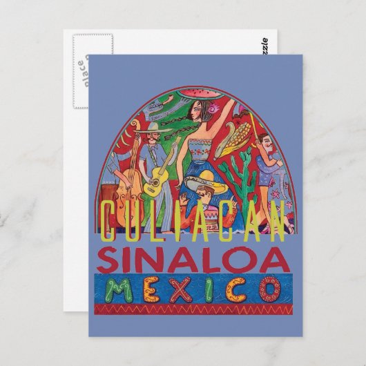 SINALOA Mexico Briefkaart (Voorkant / Achterkant)