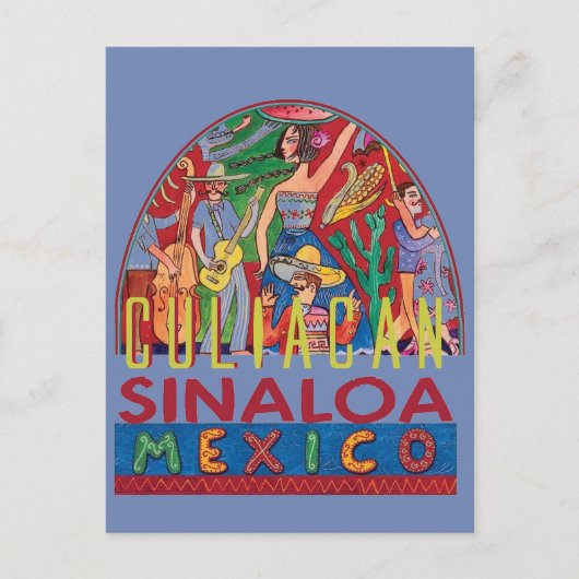SINALOA Mexico Briefkaart (Voorkant)