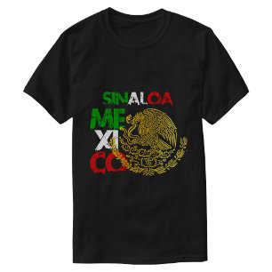 Sinaloa Mexico Flag shirt tshirt