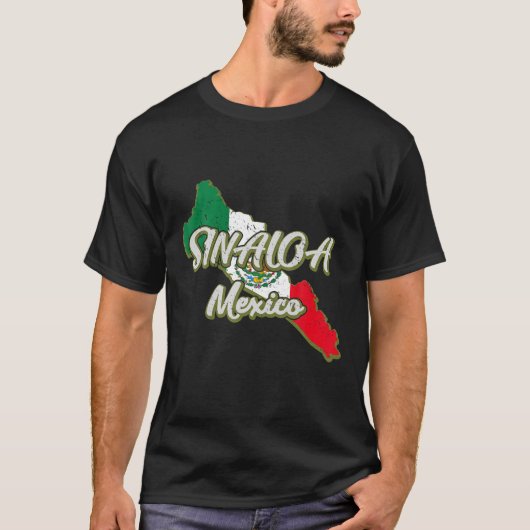 Sinaloa Mexico Mexican Souvenir T-shirt (Voorkant)