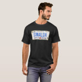 Sinaloa Mexico State License Plate T-shirt (Voorkant volledig)