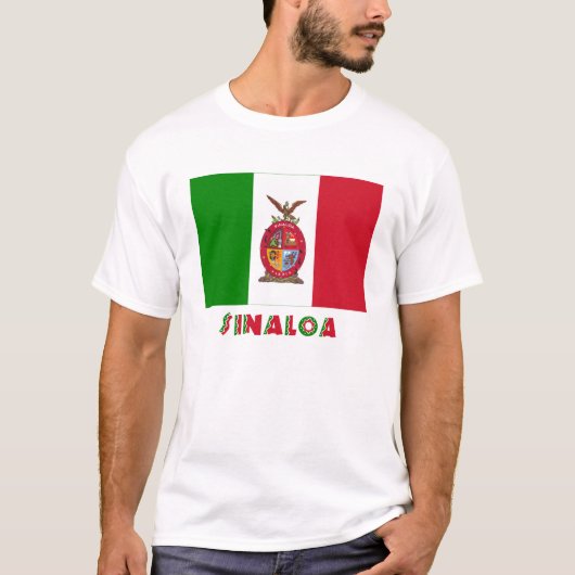 Sinaloa Onofficiële vlag T-shirt (Voorkant)