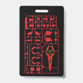 sinanju gundam gunpla plamo model runner kit char badge