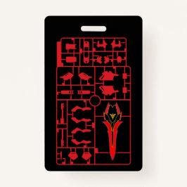 sinanju gundam gunpla plamo model runner kit char badge