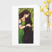 Sinann-Wenskaart Kaart (Gele Bloem)