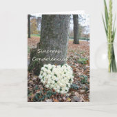 Sinceras Condolencias Spaanse sympathie Kaart (Voorkant)