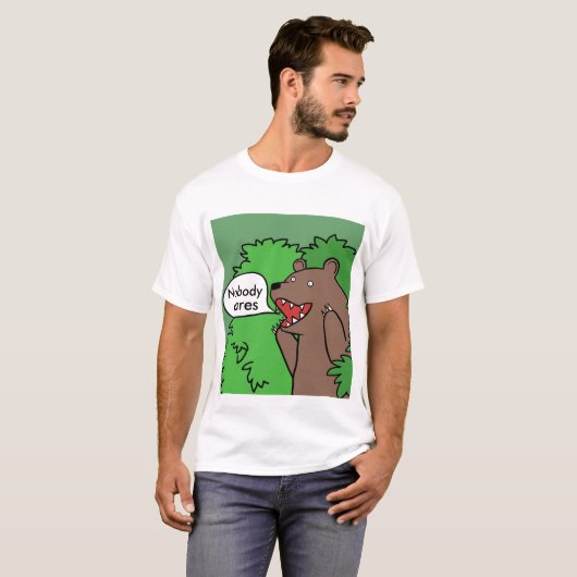 Sincere bear t-shirt (Voorkant volledig)
