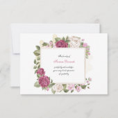 Sincere Bedankt voor je sympathiekaart (Voorkant)