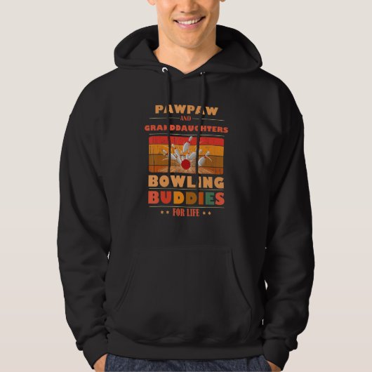 Sincere Granddaughters PAWPAW Buddies For Life Bow Hoodie (Voorkant)