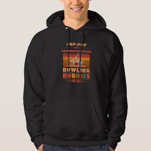 Sincere Granddaughters POP-POP Buddies For Life Bo Hoodie (Voorkant)