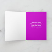 Sincere sympathie wenskaarten kaart (Binnen)