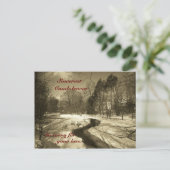 Sincerest condoléances Post Card Briefkaart (Staand voorkant)