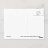 Sincerest condoléances Post Card Briefkaart (Achterkant)