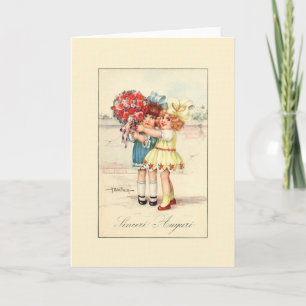Sinceri Auguri Italiaanse Birthday Card Kaart