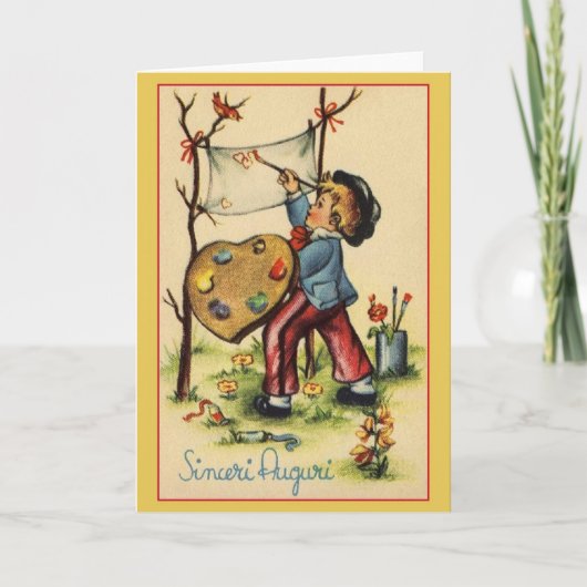  Sinceri Auguri Kaart (Voorkant)