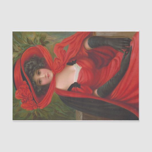 Sincerity van Edward Percy Moran Tissuepapier (Voorkant)