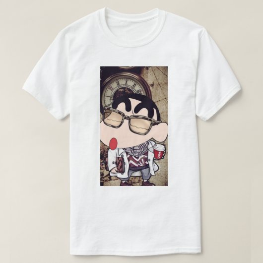 Sinchan met 🥤 t-shirt (Design voorkant)