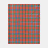 Sinclair Ancient Plaid Fleece Deken (Voorkant)