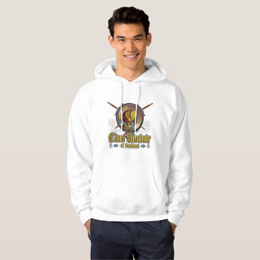 Sinclair Clan Badge Hoodie (Voorkant volledig)