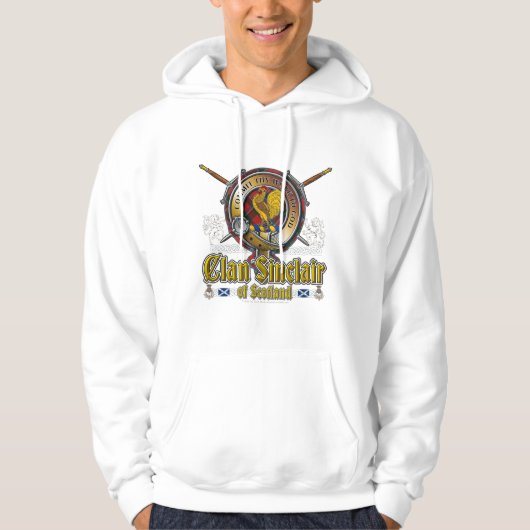 Sinclair Clan Badge Hoodie (Voorkant)
