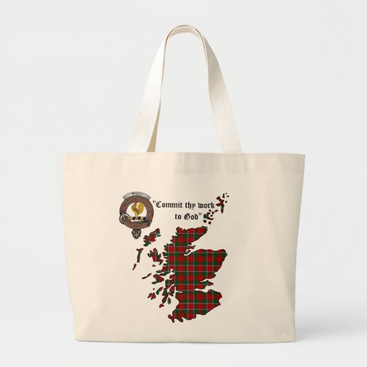 Sinclair Clan Badge Jumbo Tas (Voorkant)
